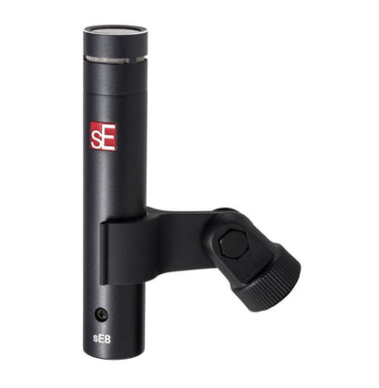 sE Electronics sE8 Small Diaphragm Cardioid Condenser Microphone in clip