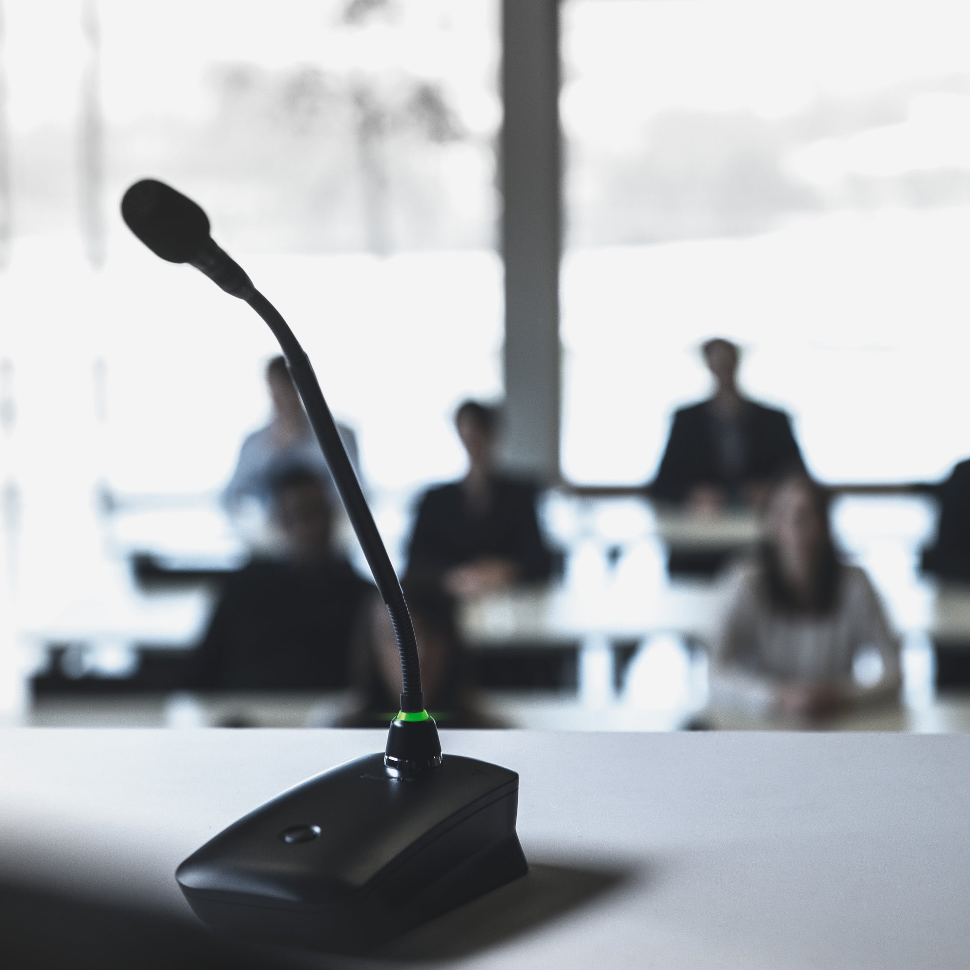 Shure ULXD8 Wireless Gooseneck Base Transmitter lifestyle