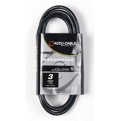 28009_Elation-ECCOM-IEC-Extension-Cord-_-Length_-3-feet_ALT1sqr