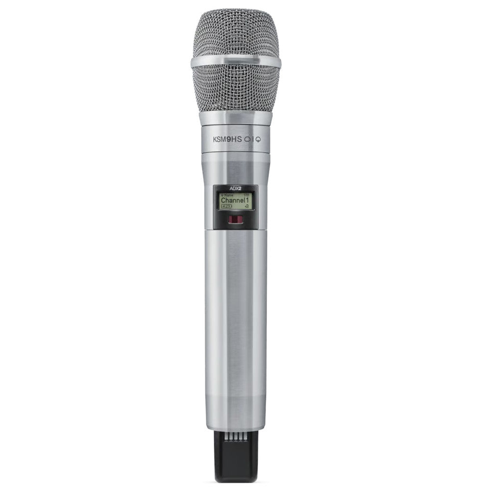 Shure ADX2/K9HS Axient Digital Wireless Handheld Microphone Transmitter, Frequency: G57 (470-608 MHz)