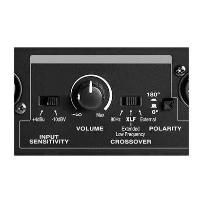 JBL LSR310S Powered Studio Subwoofer back detail