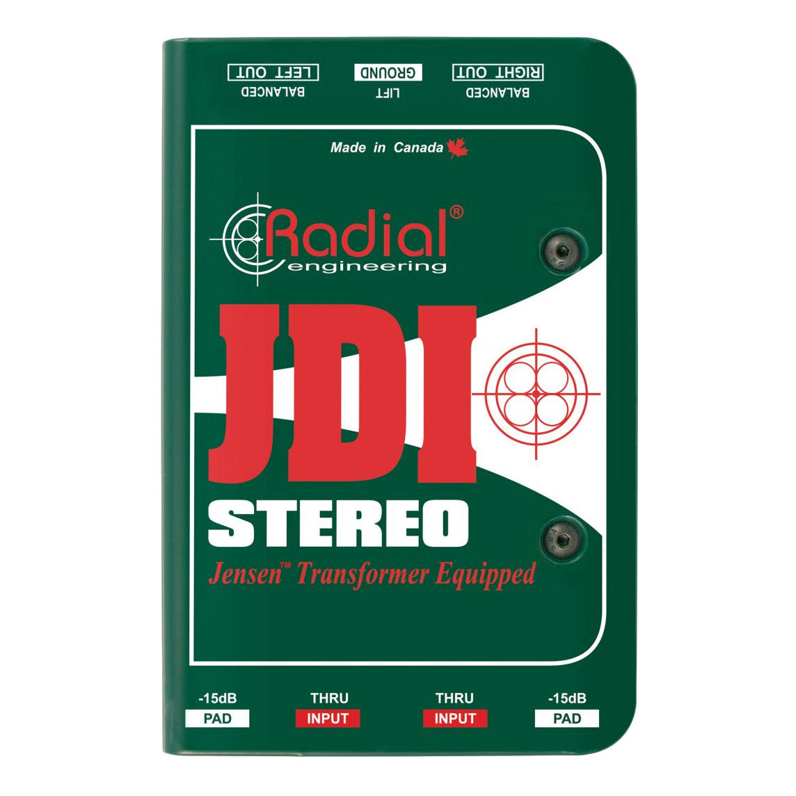 Radial JDI Stereo Passive Direct Box top