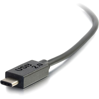 C2G 28871 6Ft Usb 2.0 Usb-C To Usb-A Cable M/M-Black