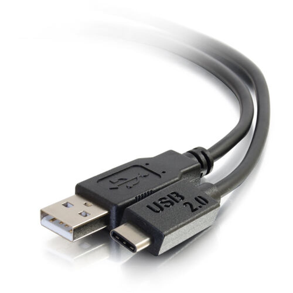 C2G 28871 6Ft Usb 2.0 Usb-C To Usb-A Cable M/M-Black