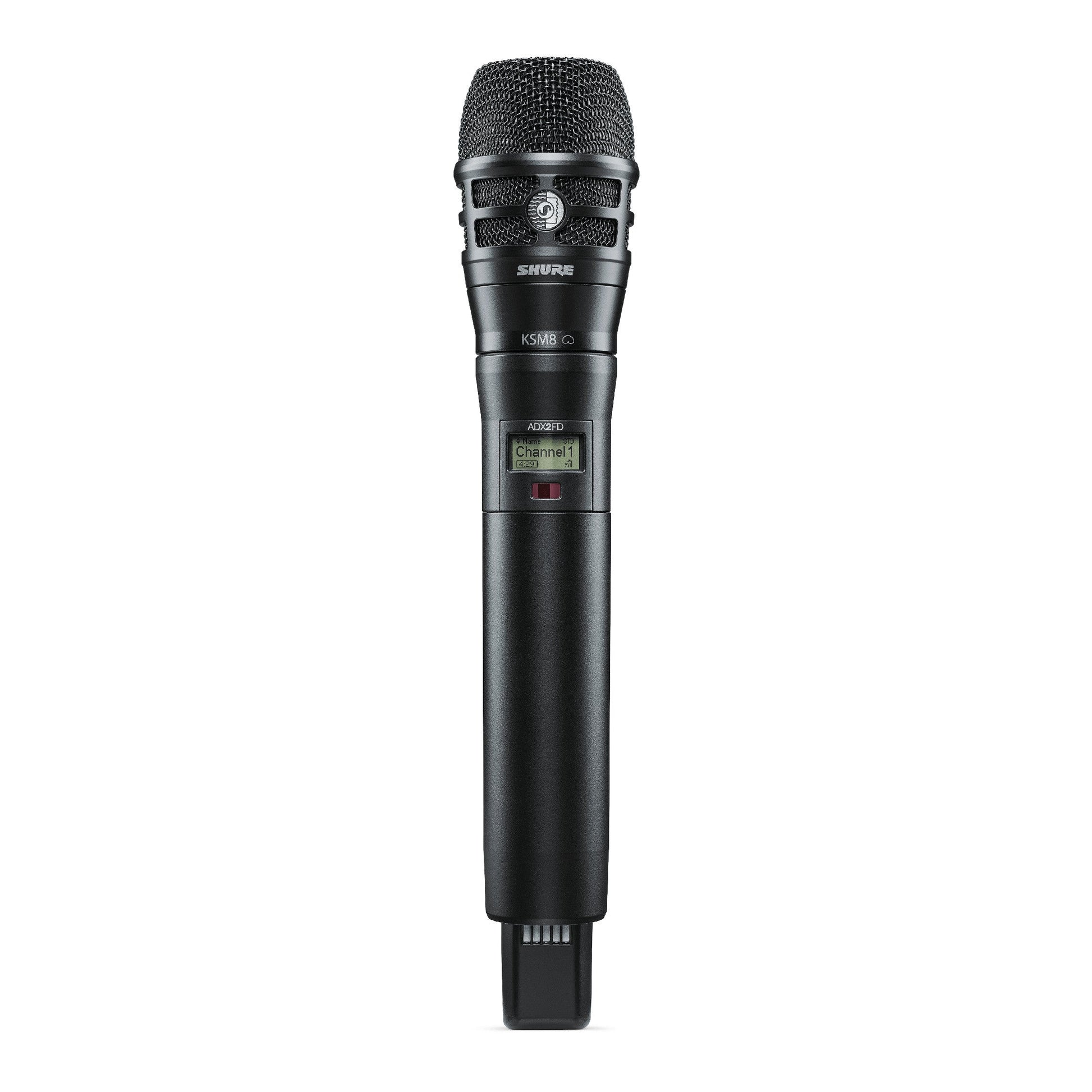 Shure ADX2FD/K8 Axient Digital Wireless Handheld Microphone Transmitter, Frequency: G57 (470-608 MHz) | Color: Black