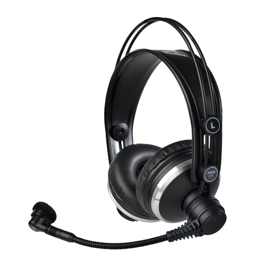 AKG 2955X00260 Hsd171 Closed-Back Headsets Derived From K171 Headphones W/Dynamic Mic