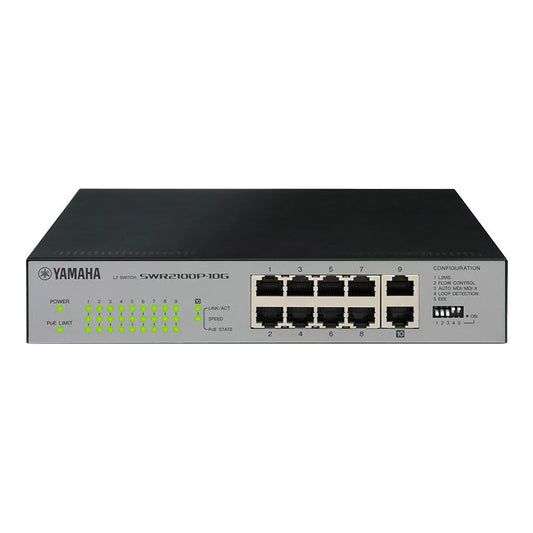 Yamaha SWR2100P-10G 10-Port Network Switch