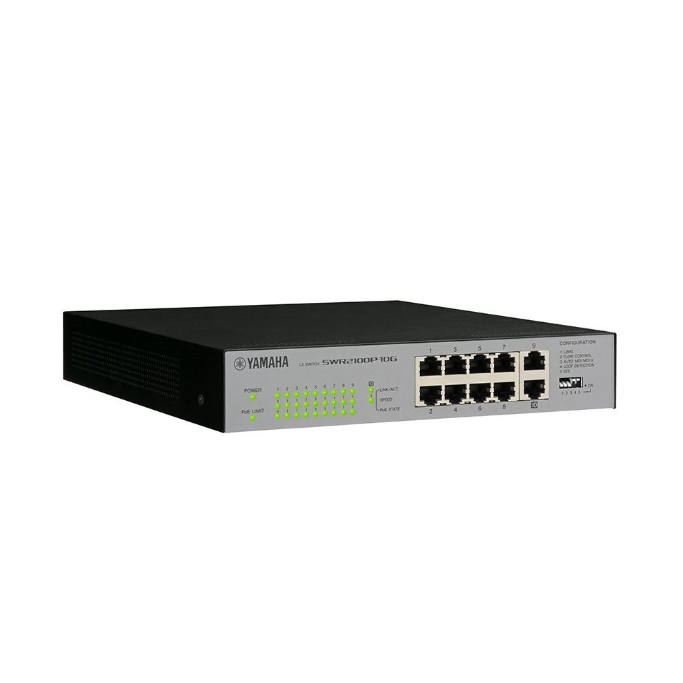 Yamaha SWR2100P-10G 10-Port L2 Network Switch