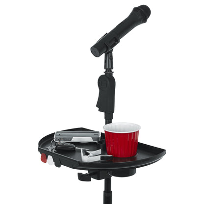 Gator GFW-MICACCTRAYXL Extra Large Microphone Stand Accessory Tray