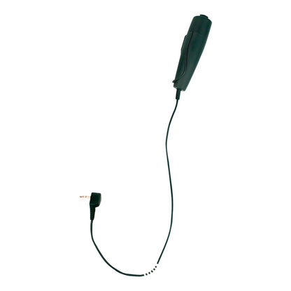 AKG RMS4000 remote mute switch in black with attached cable and right-angle 2.5 mm plug