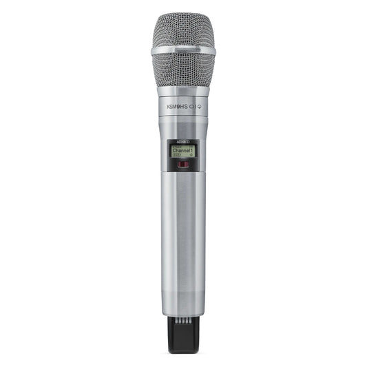 Shure ADX2FD/K9HS Axient Digital Wireless Handheld Microphone Transmitter, Frequency: G57 (470-608 MHz) | Color: Nickel