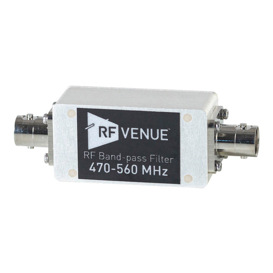 RF Venue Band-Pass Filter: 470 - 530 MHz