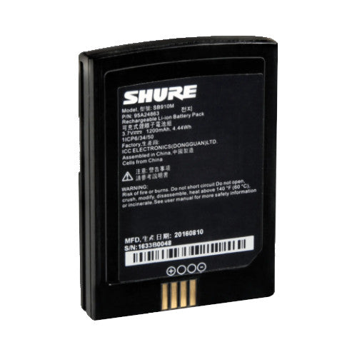 Shure SB910M Rechargeable Lithium-Ion Battery
