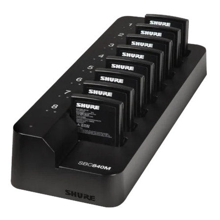 Shure SBC840M-US 8-Bay Networked Tray Charger