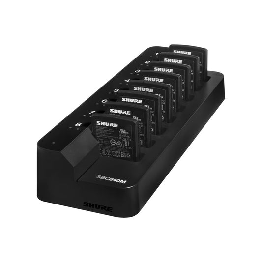 Shure SBC840M-US 8-Bay Networked Tray Charger