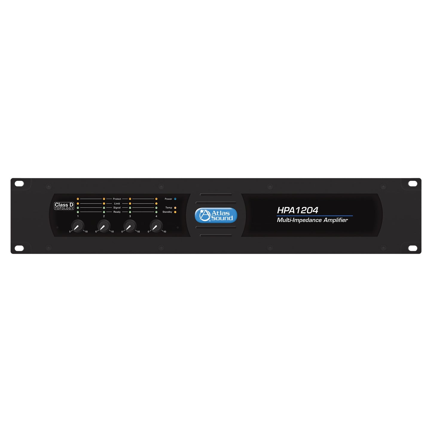 AtlasIED HPA1204 Four-Channel 1200-Watt Commercial Amplifier