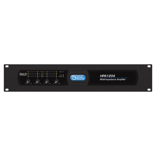 AtlasIED HPA1204 Four-Channel 1200-Watt Commercial Amplifier