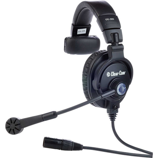 Clear-Com CC-300 Single-Ear Intercom Headset | Connector: X5