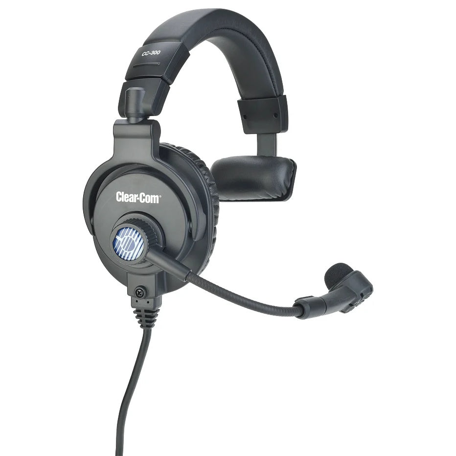 Clear-Com CC-300 Single-Ear Intercom Headset | Connector: X7