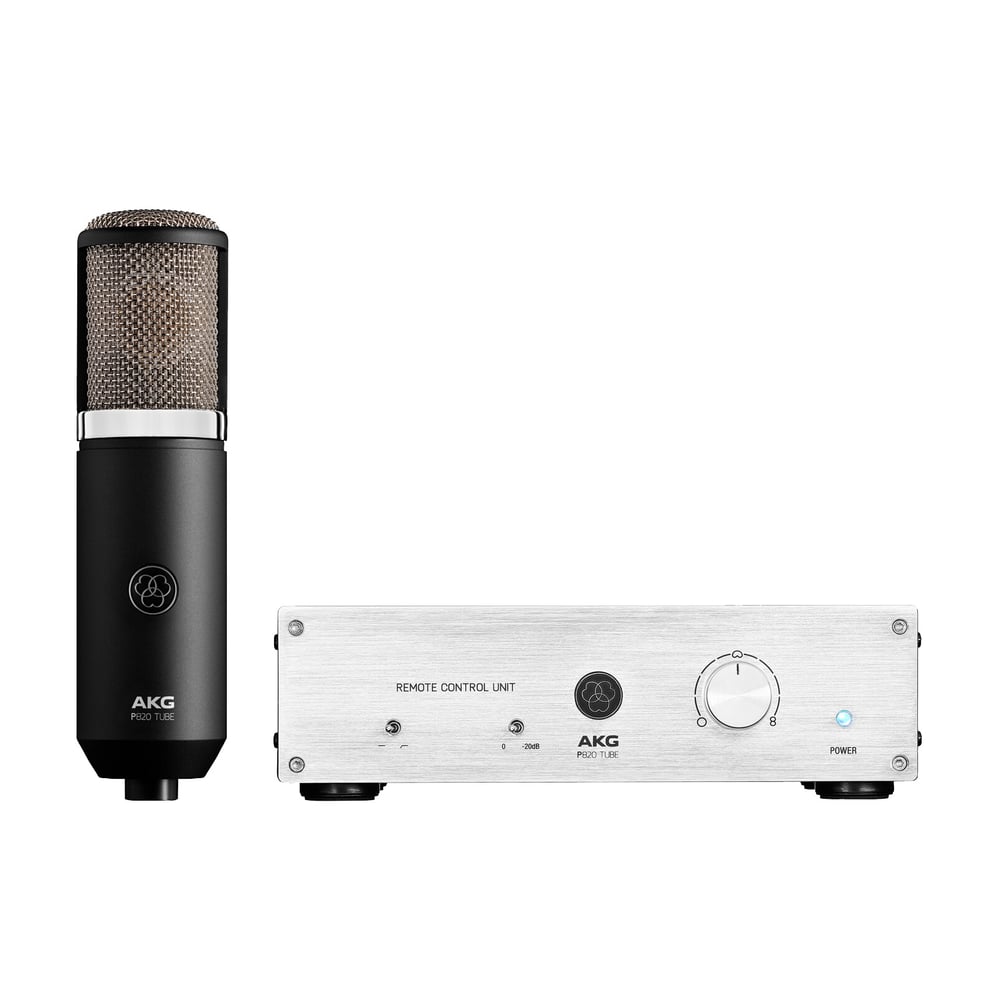 AKG 3101H00440 P820 Tube Pro Multi-Pattern Tube Microphone W/Remote Control Unit