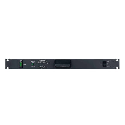 Lowell Rackmount Power Distribution Unit 1U AC Power Strip | 6 Outlets | 15A | Hooded Light, Surge Suppression