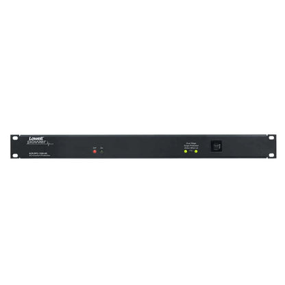 Lowell Rackmount Power Distribution Unit 1U AC Power Strip | 8 Outlets | 15A | Remote Control, Surge Suppression
