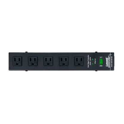 Lowell ACS-1505-SW-SD 12" Power Strip With Surge Suppression