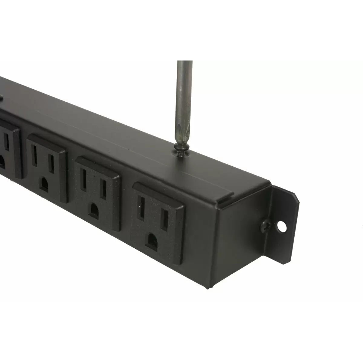Lowell ACS-1506-WW 12" Power Strip With 6 Wide-Spaced Outlets