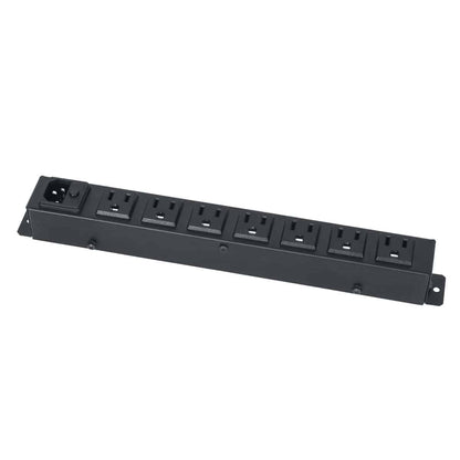 Lowell ACS-1507 12" Rackmount Power Strip With 7 Outlets