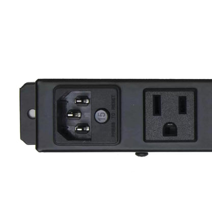 Lowell ACS-1507 12" Rackmount Power Strip With 7 Outlets