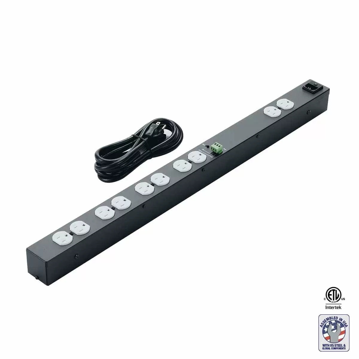 Lowell ACS-1510-RPC 30" Rackmount Power Strip With Remote Control