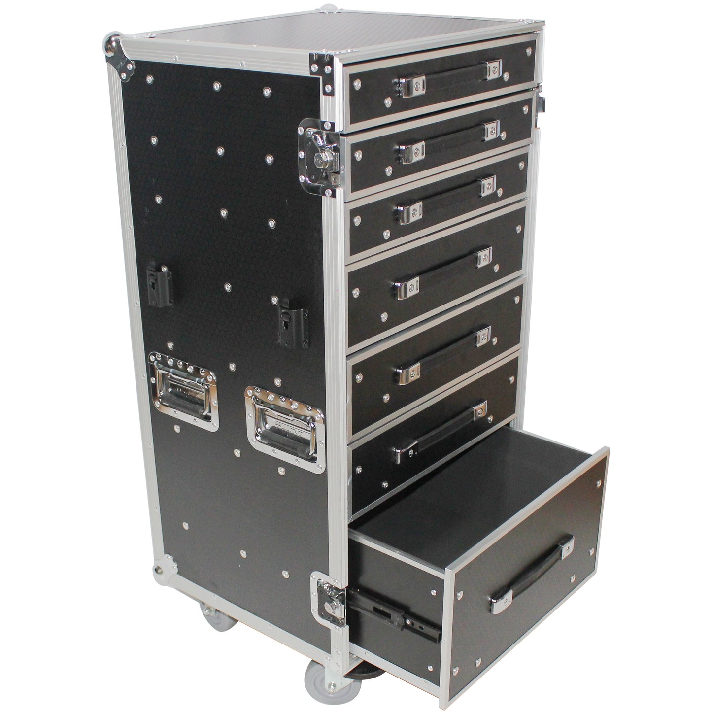 ProX XS-7DTW 7-Drawer ATA Workstation Flight Case With Casters