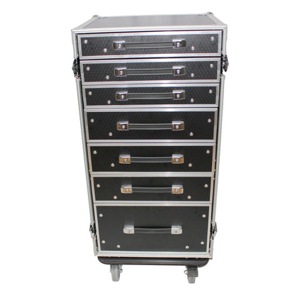 ProX XS-7DTW 7-Drawer ATA Workstation Flight Case With Casters