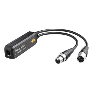 Audinate Dante AVIO AES3 adapter for connecting existing gear to Dante networks