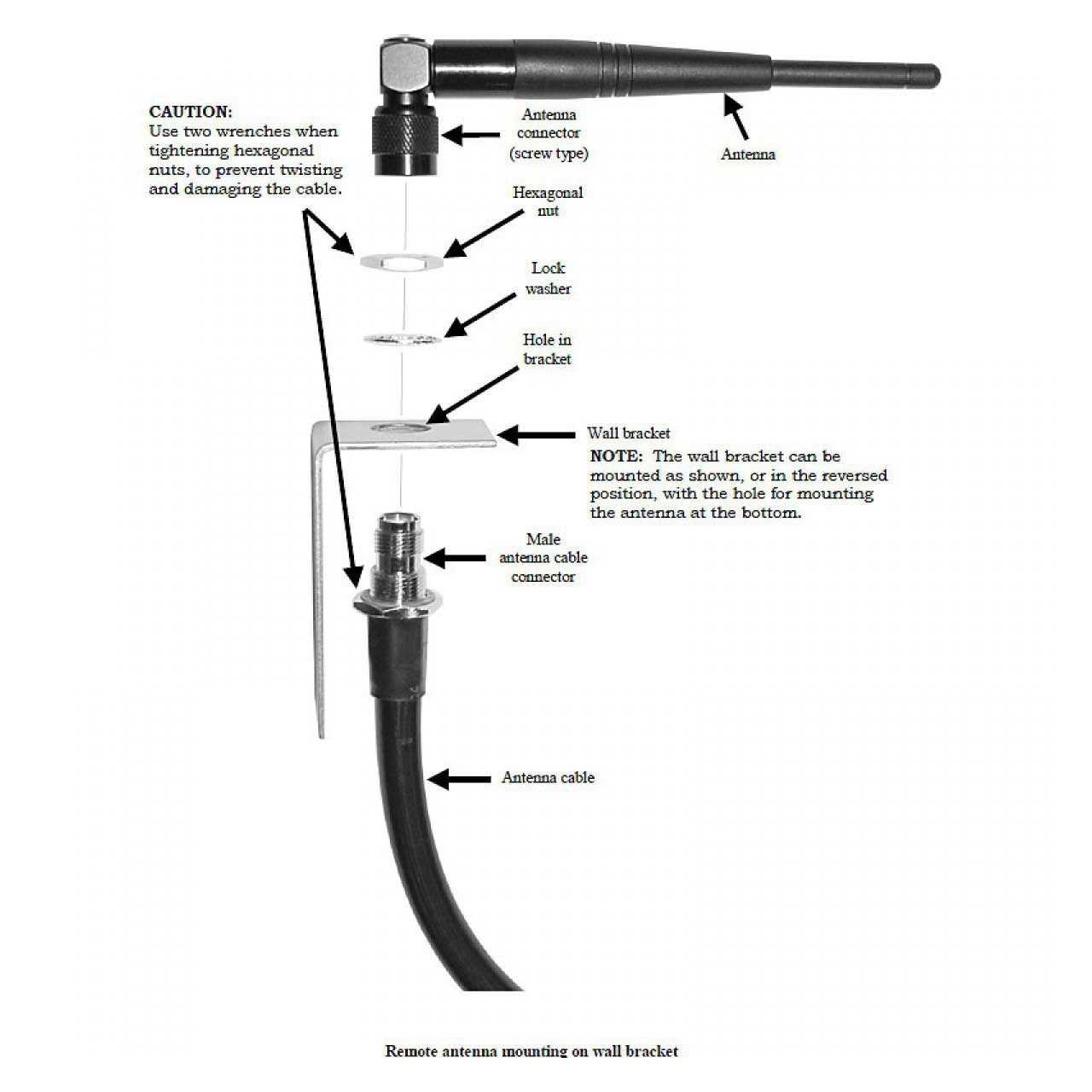 Clear-Com G27009-1 DX System 6' Antenna Extension Cable
