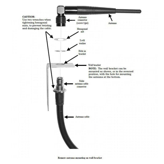 Clear-Com G27009-1 DX System 6' Antenna Extension Cable