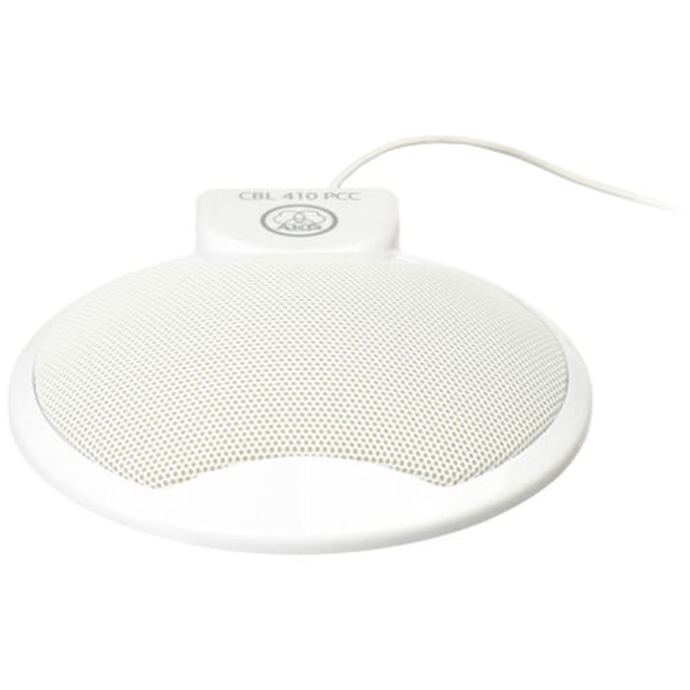 AKG 3177H00020 Cbl410 Pcc White Plug And Play Desktop Microphone For Use W/Pc Or Laptop