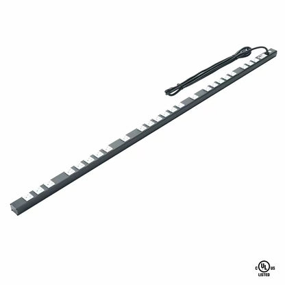 Lowell ACS-1524 60" Power Strip With Surge Suppression, 24 Outlets