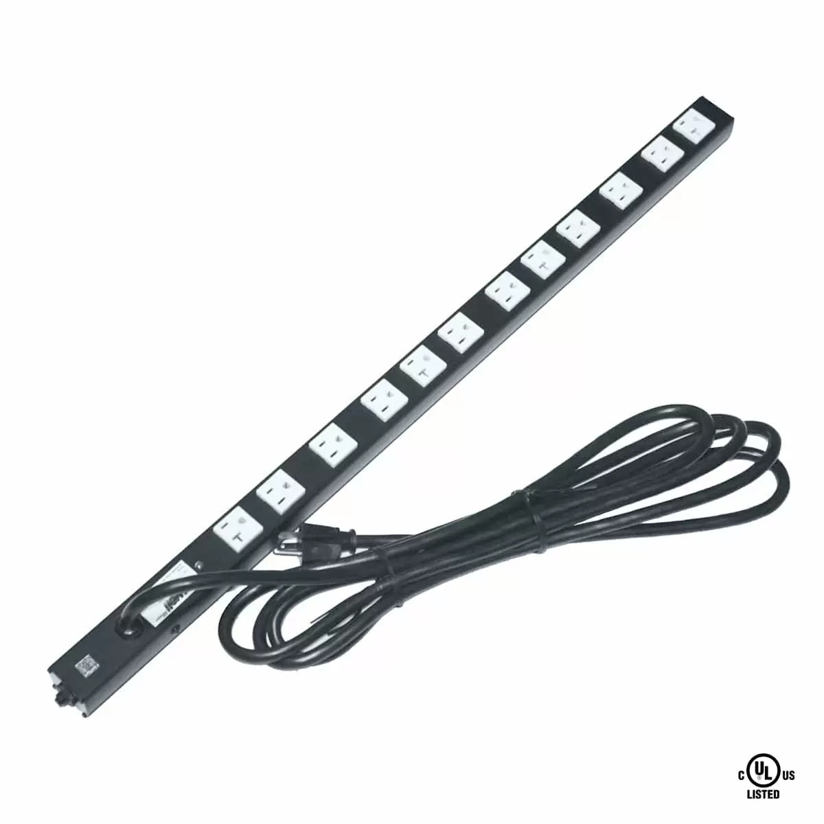 Lowell ACS-2012 32" Steel Power Strip With Surge Suppression