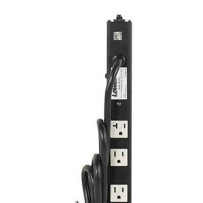 Lowell ACS-2012 32" Steel Power Strip With Surge Suppression