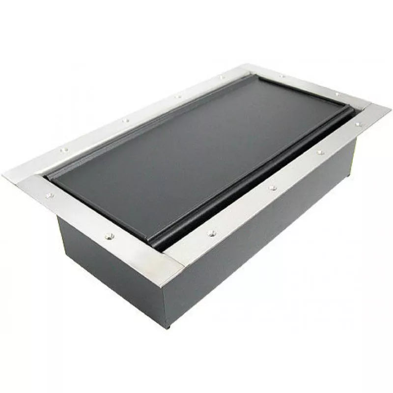 Ace Backstage 324CLSS Double Wide Pocket/Carpet Lid - SS Bezel
