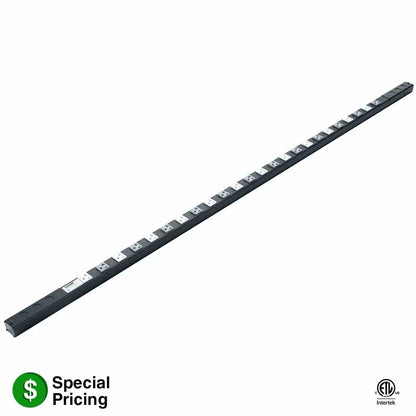 Lowell ACS-2024-2C 70" Hardwired 24-Outlet Power Strip 2 Circuit