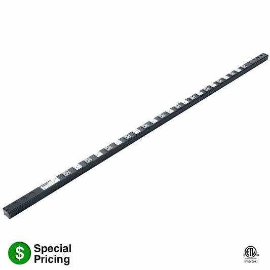 Lowell ACS-2024-2C 70" Hardwired 24-Outlet Power Strip 2 Circuit