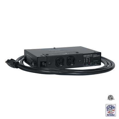 Lowell ACSP-2002-VTE Advanced Surge Suppression With Dual 20A Outlets