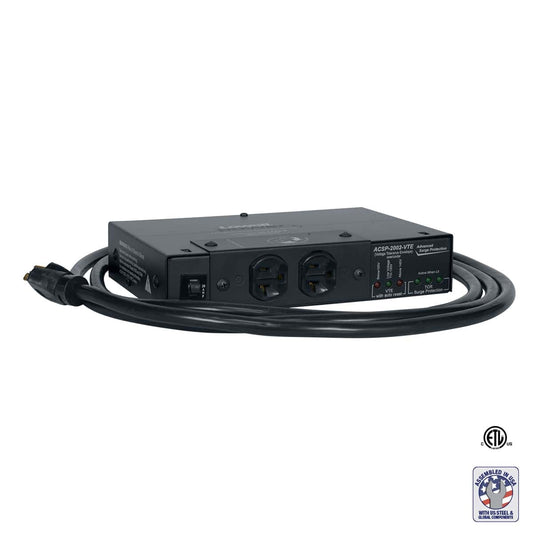 Lowell ACSP-2002-VTE Advanced Surge Suppression With Dual 20A Outlets
