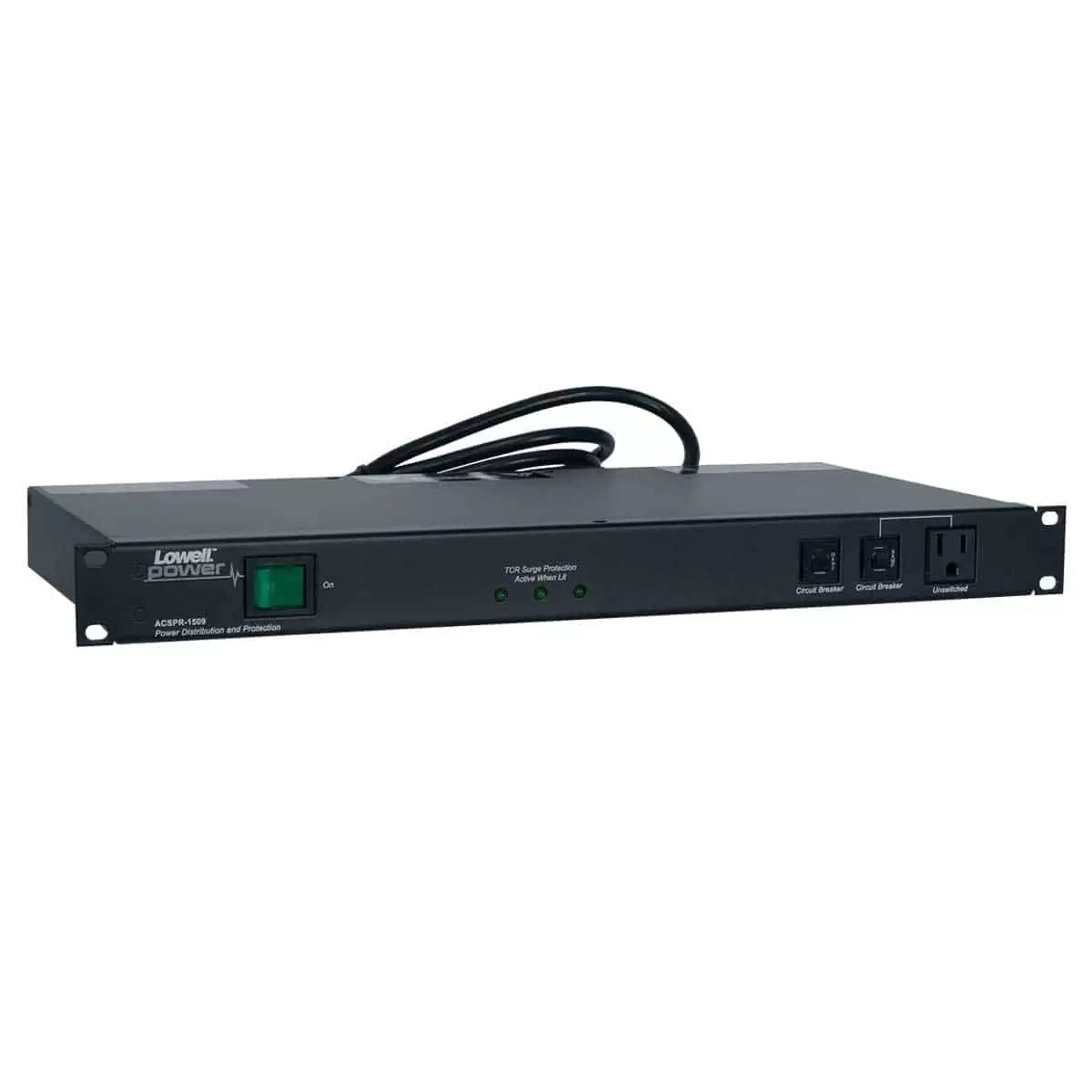 Lowell ACSPR-1509 9-Outlet Rack PDU With Advanced Surge Suppression