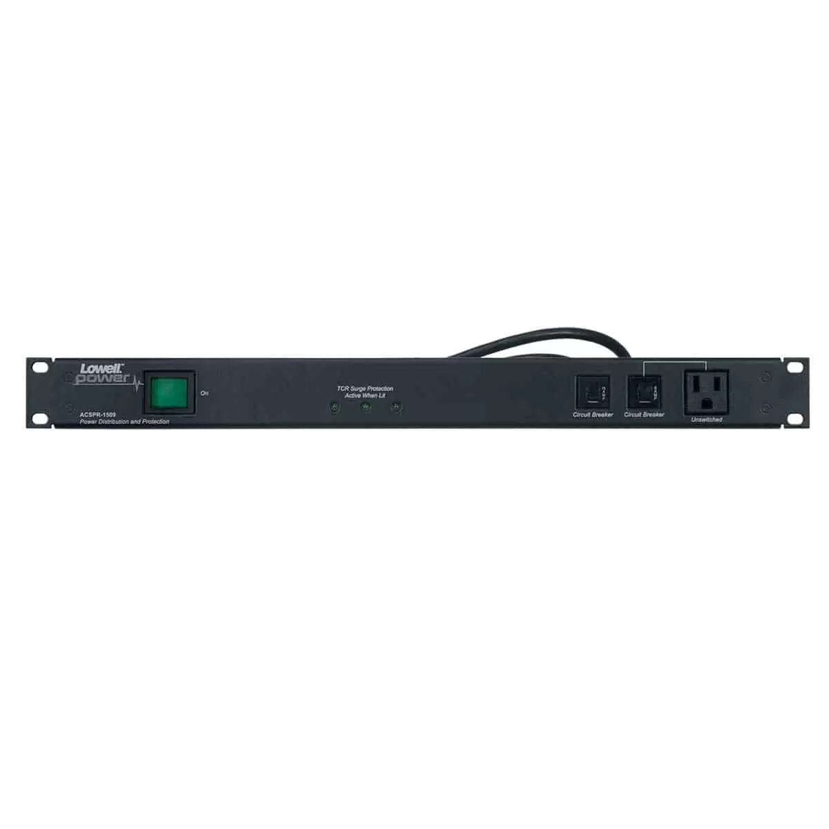 Lowell ACSPR-1509 9-Outlet Rack PDU With Advanced Surge Suppression