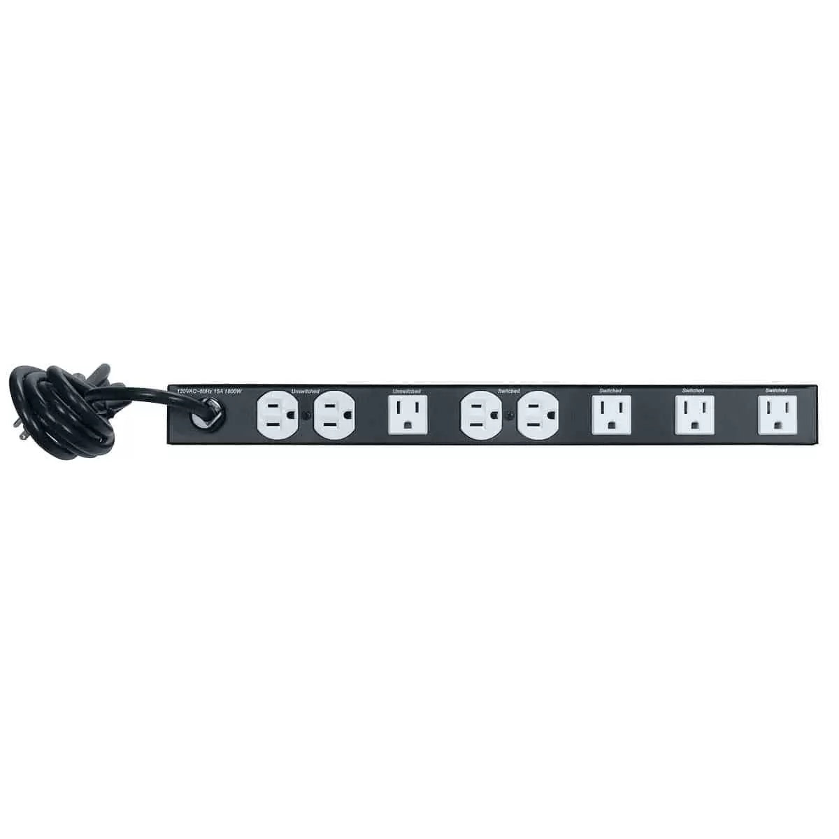 Lowell ACSPR-1509-VTE 9-Outlet Rack PDU With Surge And Voltage Protection