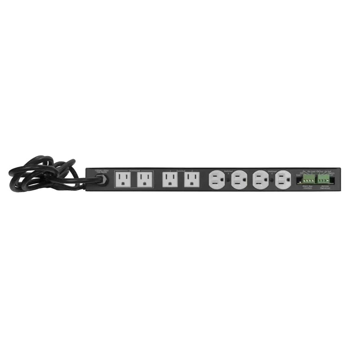 Lowell ACSPR-SEQ4-1509 Rack PDU With Sequencer and Surge Suppression
