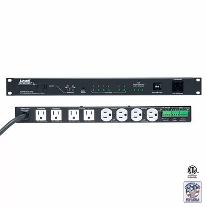 Lowell ACSPR-SEQ6-2009 20A Rack PDU With Sequencer and Surge Protection